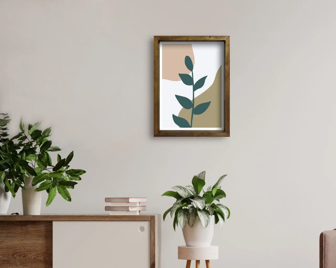 

BK Home натуральный деревянный стол 45x65 см-15