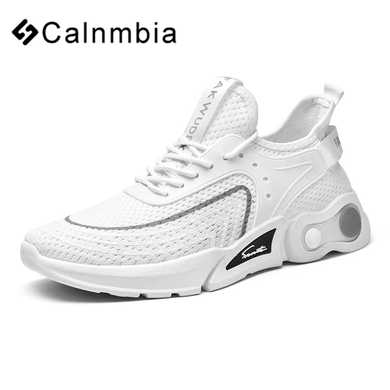 

Fashionable Round Head Couple Flying Woven Breathable Casual Running Shoes Soft And Comfortable Lightweight Cushioning Sneakers