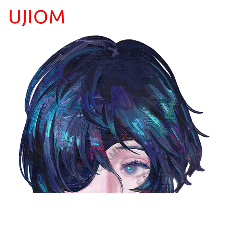 

UJIOM for Chainsaw Man Ji Ye Peeker Anime Wall Sticker Waterproof Decal Toilet Bedroom Decoration Wardrobe Cupboard Dress Up