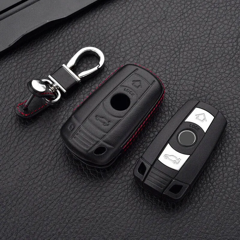 

For BMW 1 3 5 Series Car Key Cover Case Leather Remote Accessories Bag