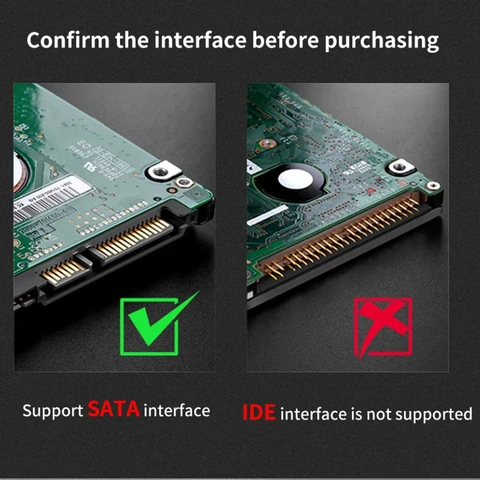 Кабель-адаптер MnnWuu SATA к USB-C для 2,5-дюймового жесткого диска