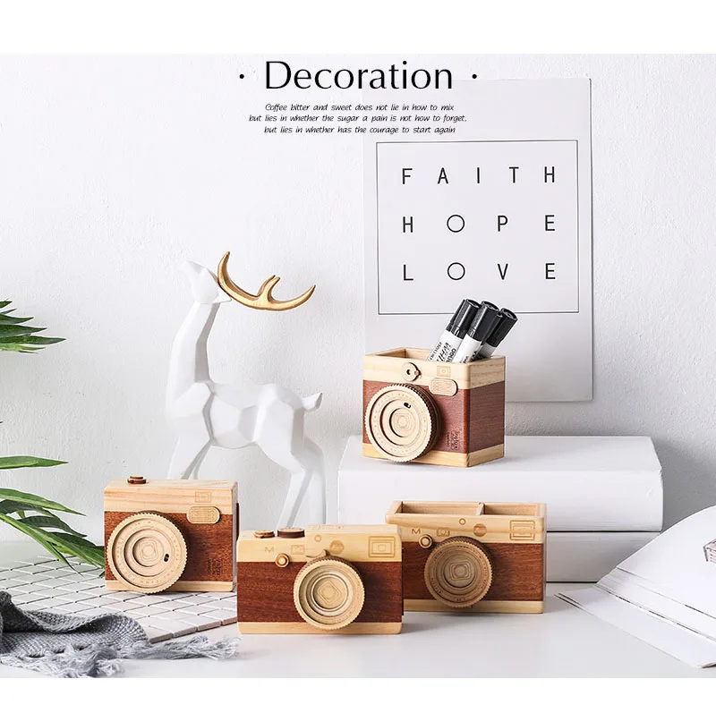 Box Holder Home Desktop Stationarys Makeup Organizer Stand Case Pen Holder Zd01