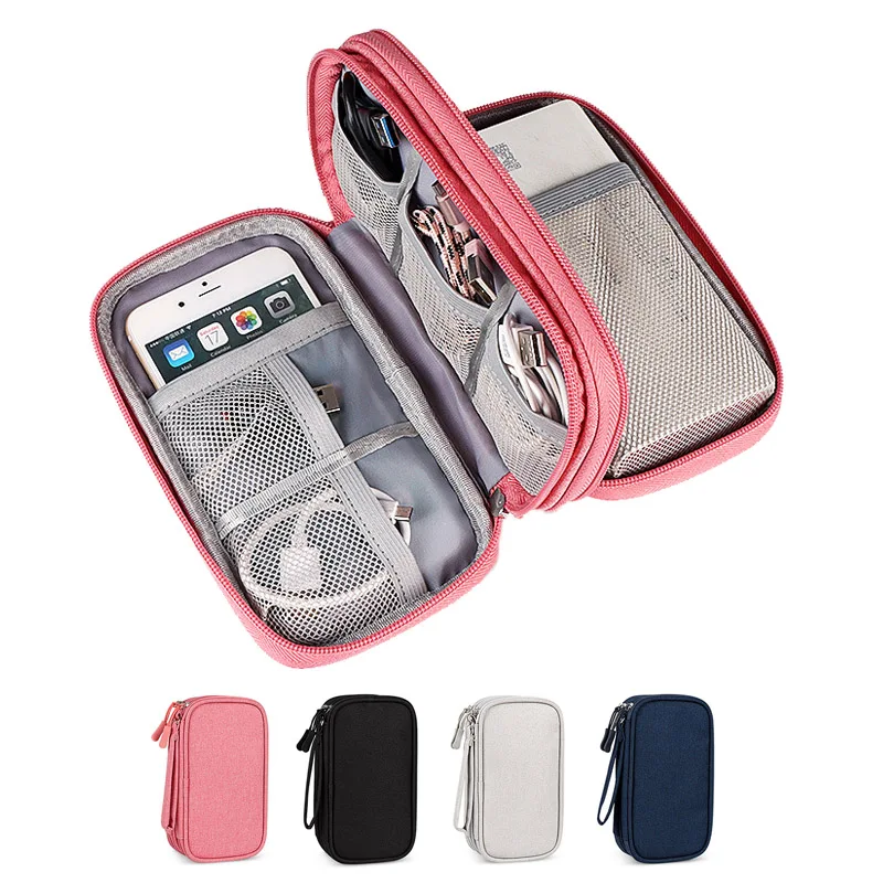 

Portable 20000mAh Power Bank Bag External Battery Carrying Pouch for Charger, USB Cable, Hard Drive, Earphones