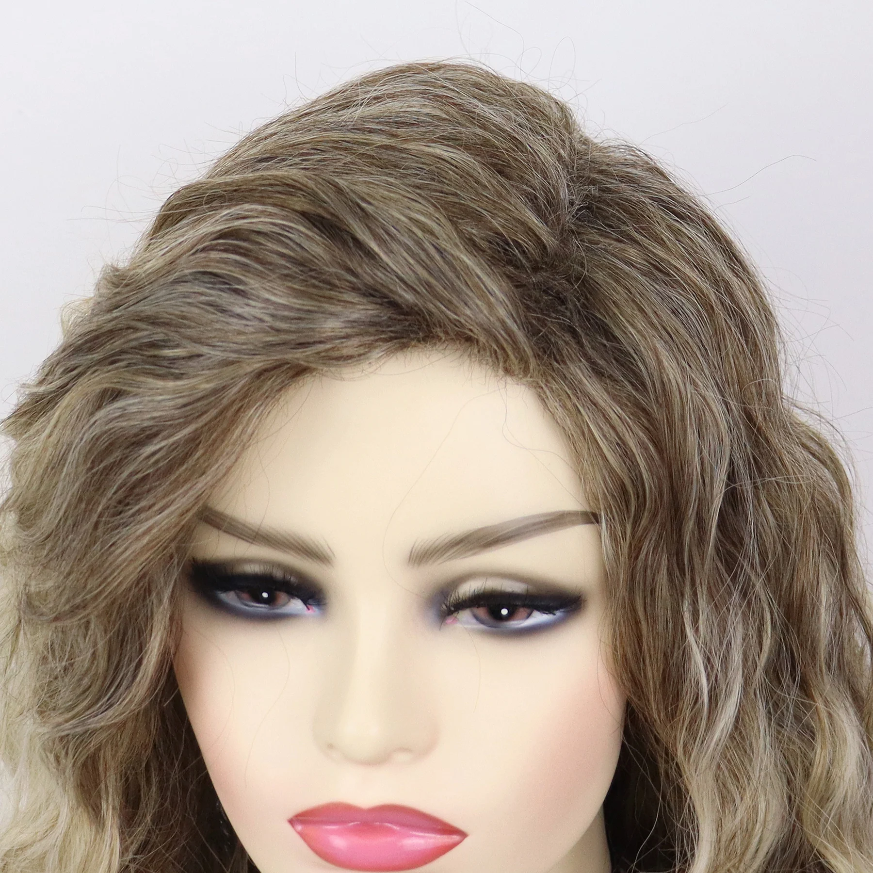 Синтетические светлые парики GNIMEGIL для белых женщин длинный вьющийся парик