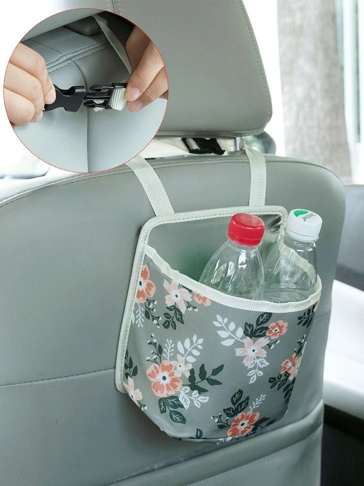 

Multi-Pocket Car Seat Back Organizer Hanging Storage Bag Waterproof Storage Pocket Tissue Holder Car Interior Accessories