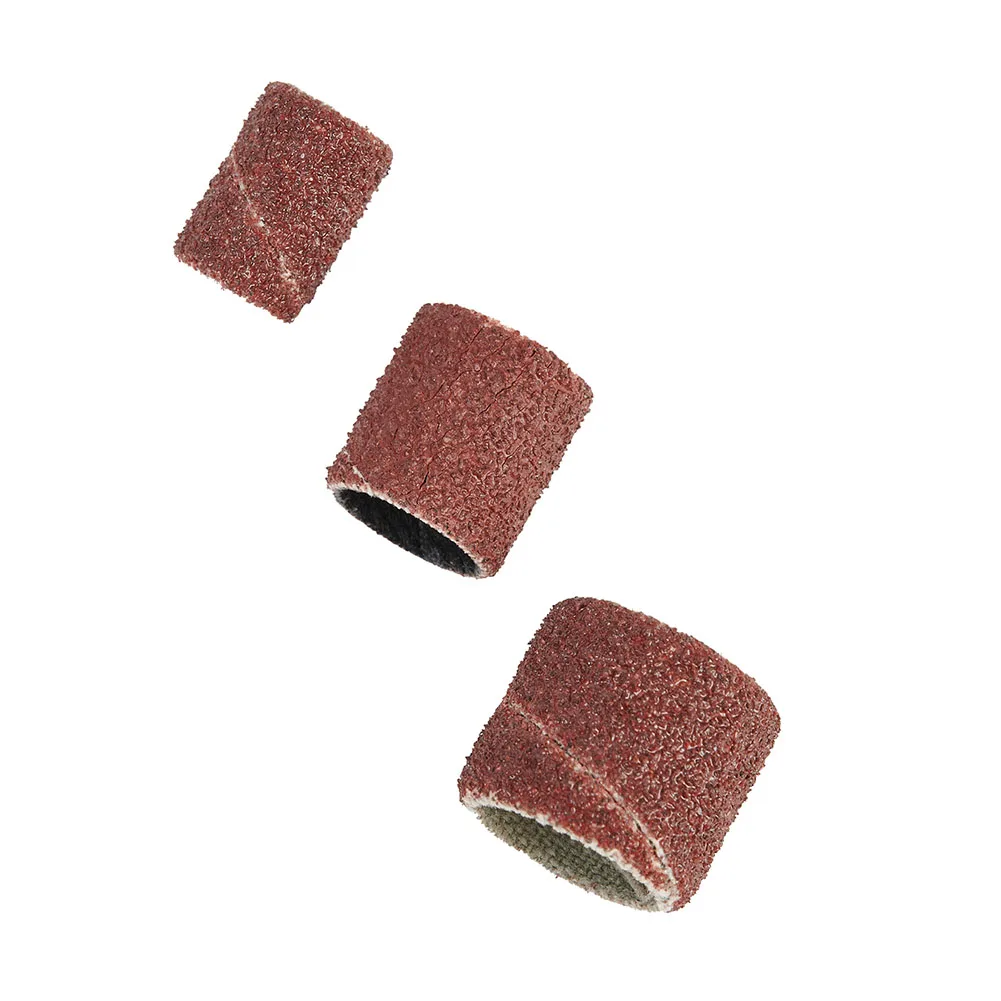 

1/2in 3/8in 1/4in Sanding drum 1/8\\\\\\\" shank 120 Grit 51pcs/set Aluminium Oxide For wood metal plastic Rotary Tool