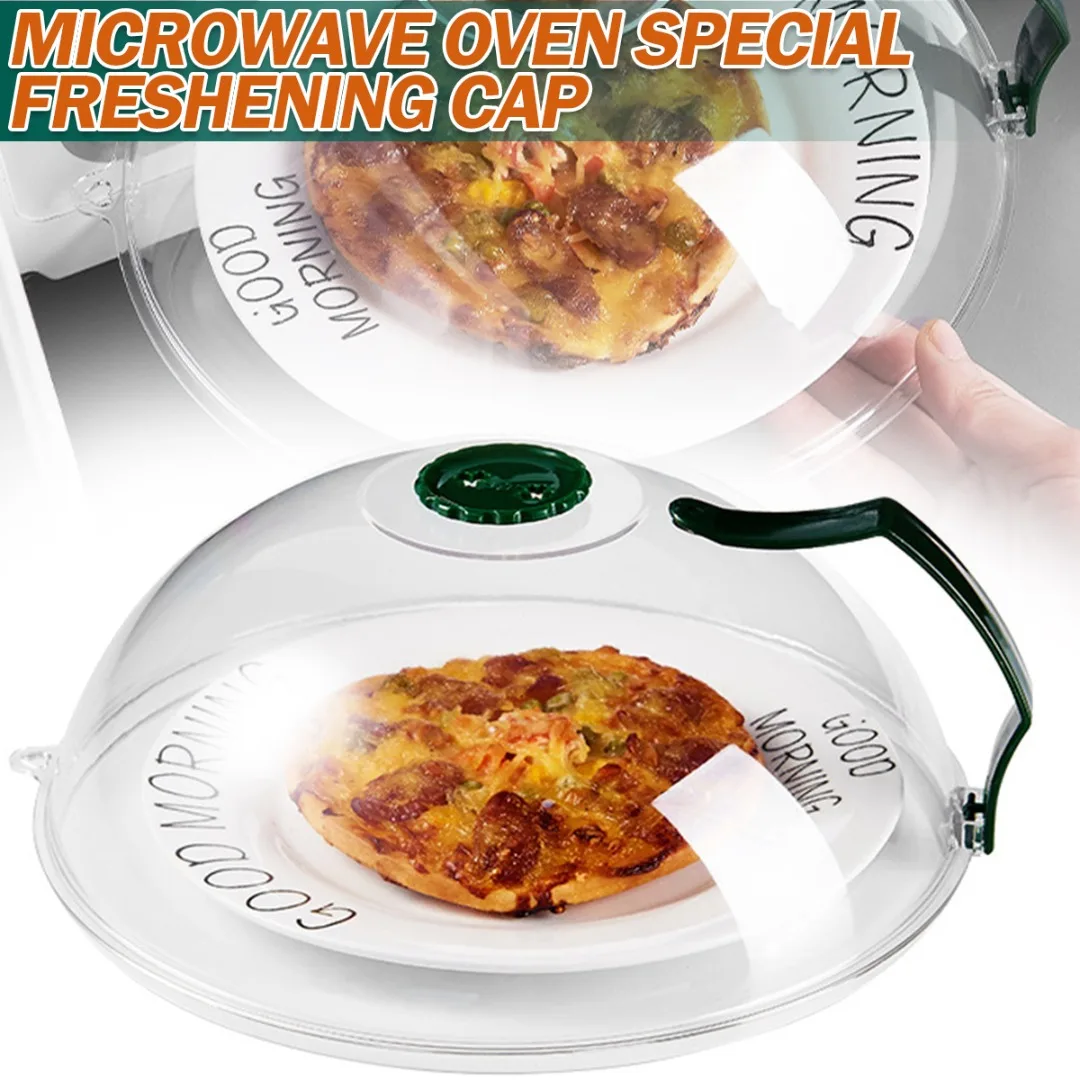 

1pc Microwave Splatter Cover BPA Free Microwave Plate Cover Splash Guard Microwave Food Plate Cover With Steam Vent Kitchen Tool