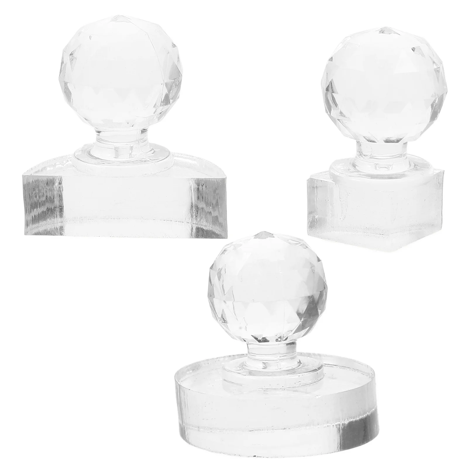 3 шт. инструмент для макияжа глаз тени век штамп пудра румяна щек печать черная