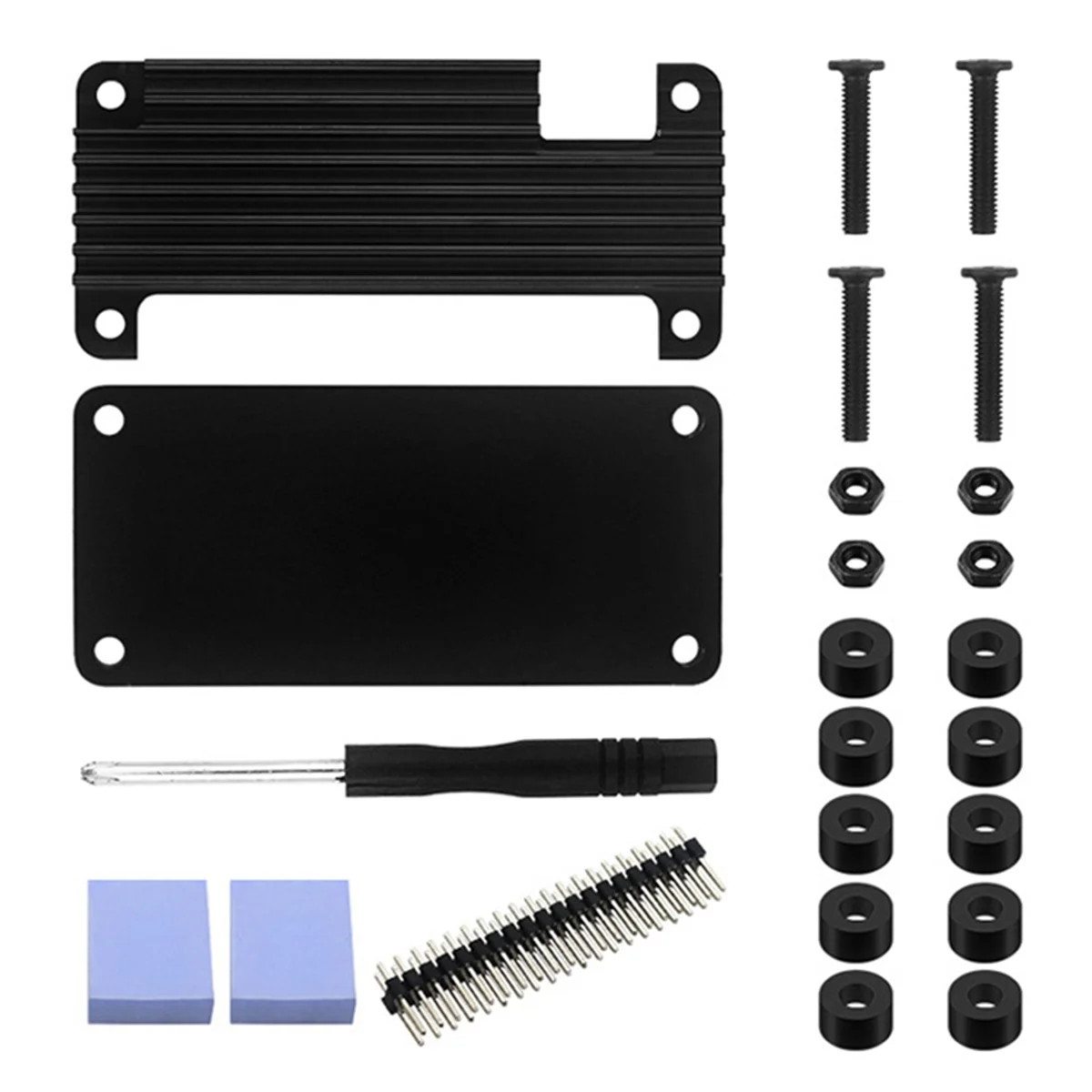 Подходит для бананов Pi M4 Zero металлический охлаждающий защитный чехол из