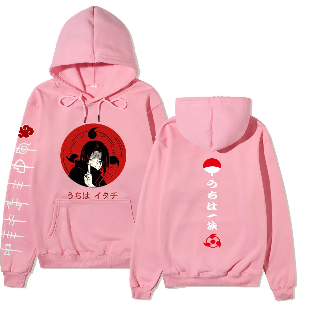 

Japanese Anime Naruto Sweatshirt for Men and Women Casual Hoodie Sasuke Printed Sweatshirt Jacket Sweatshirt Women