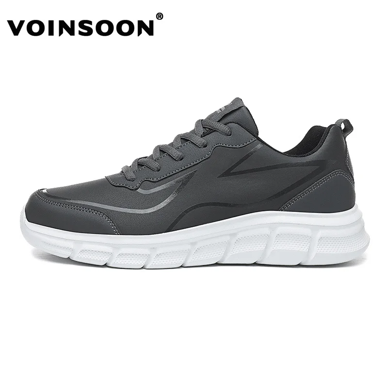 

Voinsoon Fashion Waterproof Upper Men's Casual Shoes Comfortable Light Elastic EVA Mens Shoes Non Slip Wear-resistant Sneakers