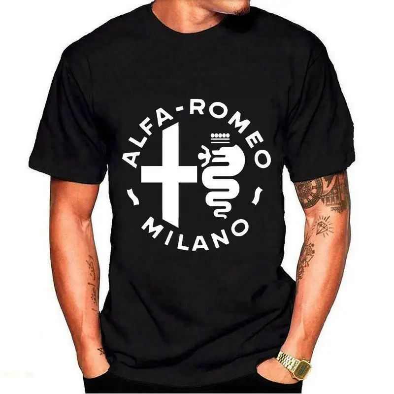

Alfa Romeo Milano Summer Men T-Shirt Funny Vintage Gift For Men Women