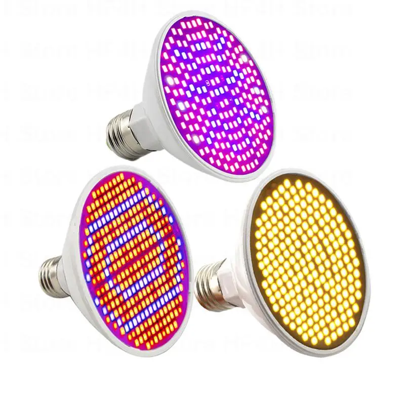 

Светодиодная лампа для роста растений, лампа полного спектра для выращивания цветов, лампа для выращивания растений в теплице, тент E27 B4