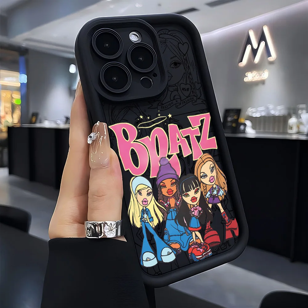 Милый чехол для телефона B-Bratz для Samsung S26 S25 S24 S23 S22 S21 S20 F06 M16 Note 20 FE Plus Ultra 4G 5G, мягкий силиконовый ТПУ (art.: 3920d4d7ffcfc) - 3920d4d7ffcfc