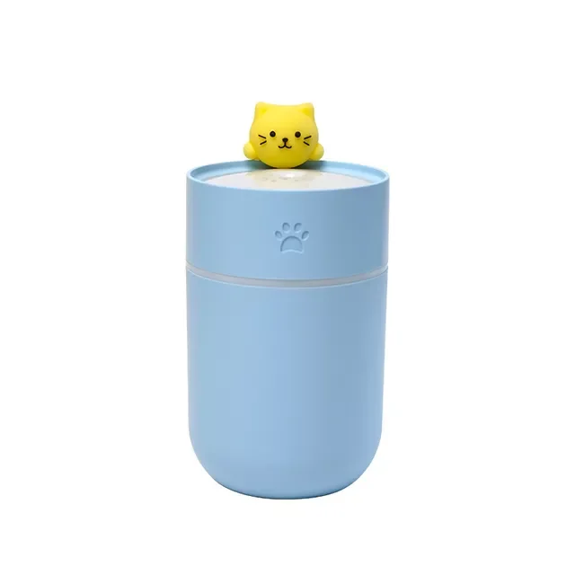 

Humidifier 260ML Cute Pet Ultrasonic Cool Mist Aroma Oil Diffuser Romantic LED Night Lamp USB Humidificador
