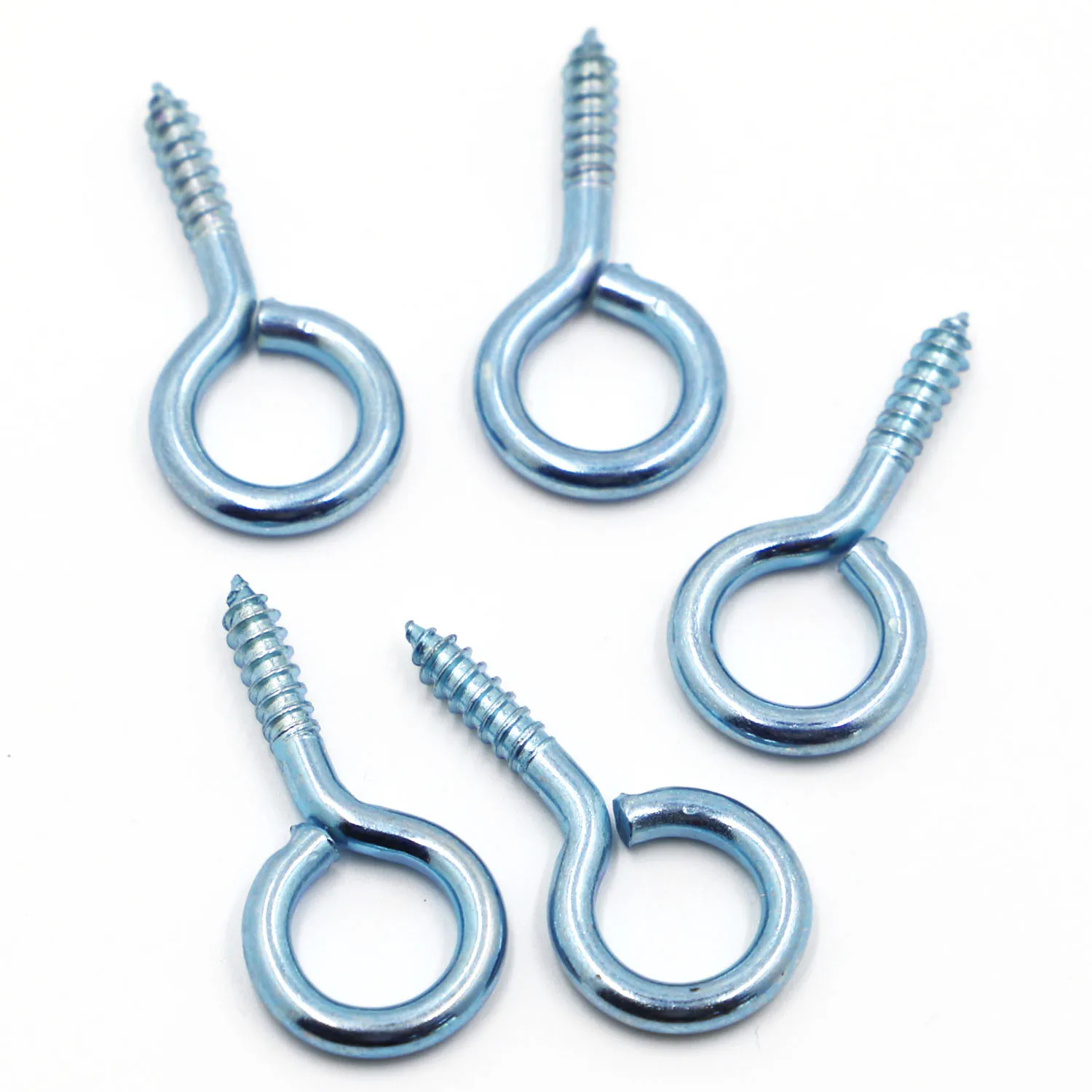 

0# 1# 2# 3# 4# 5# 6# 8# 10# 12# 14# Blue Zinc Eye Screw Bolt Self-tapping Hook Screw DIY Accessories