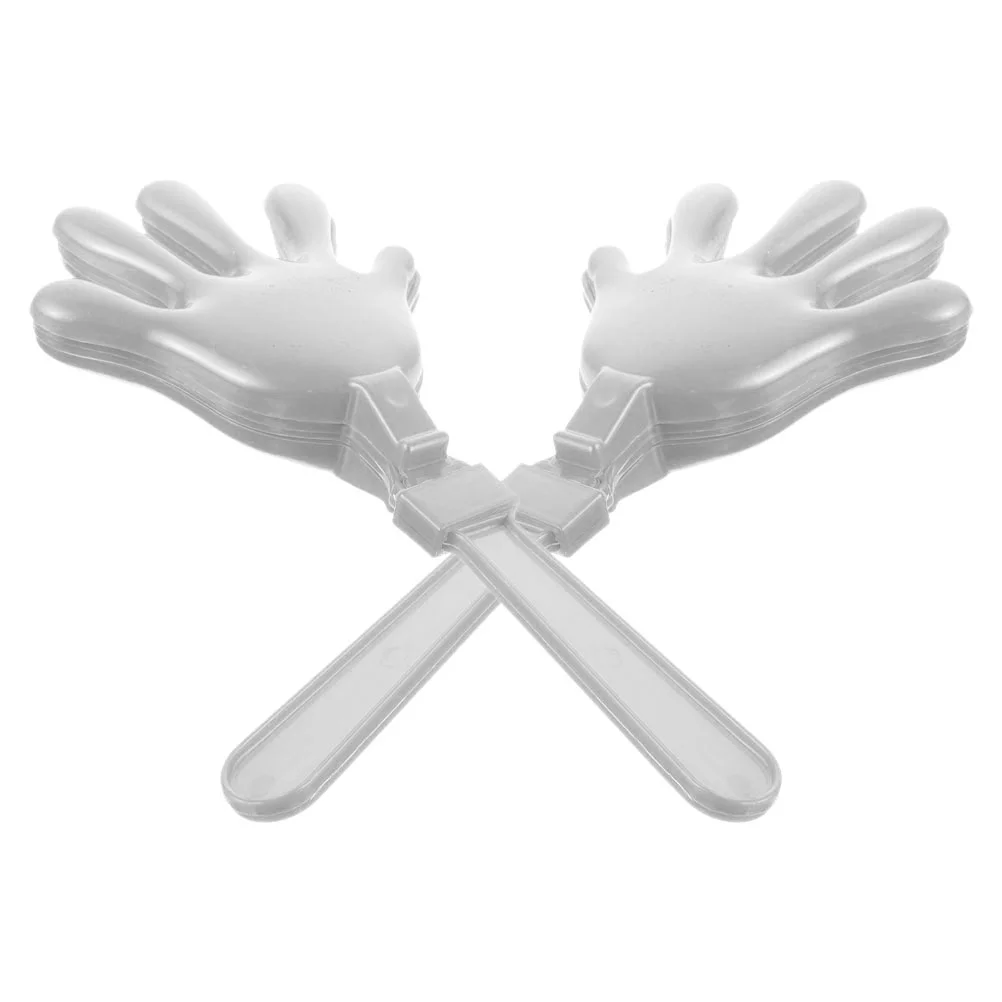 2 шт. хлопуйте руки шумогенератор игрушка пластиковые клещи для десятилетия