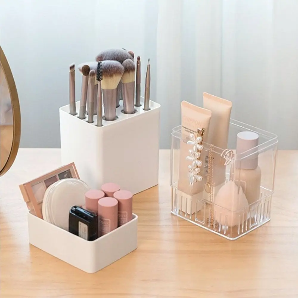 

1 Multi-function Brush Organizer Lipstick Eyebrow Pencil Eyeshadow Makeup Brush Holder Large Storage Tool