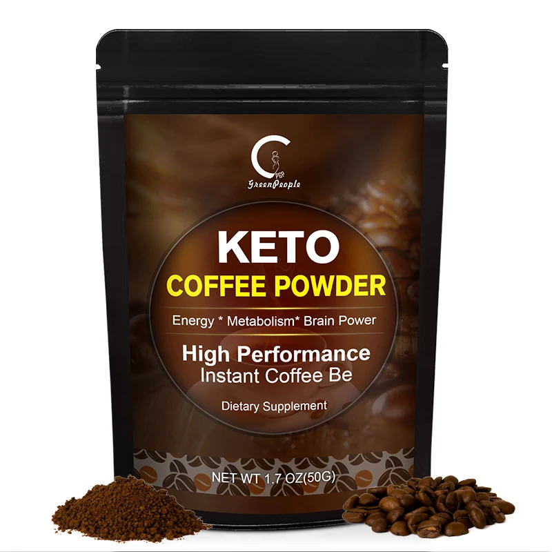 

GPGP Greenpeople Keto-Coffee Keto Creamer Powder Refreshing Appetite Suppression Instant Powder Low Calorie Ketogenic Fat Burner