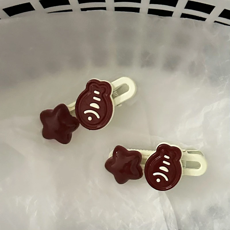 Милые заколки в виде маленькой рыбки и звезд для женщин девушек модные волос