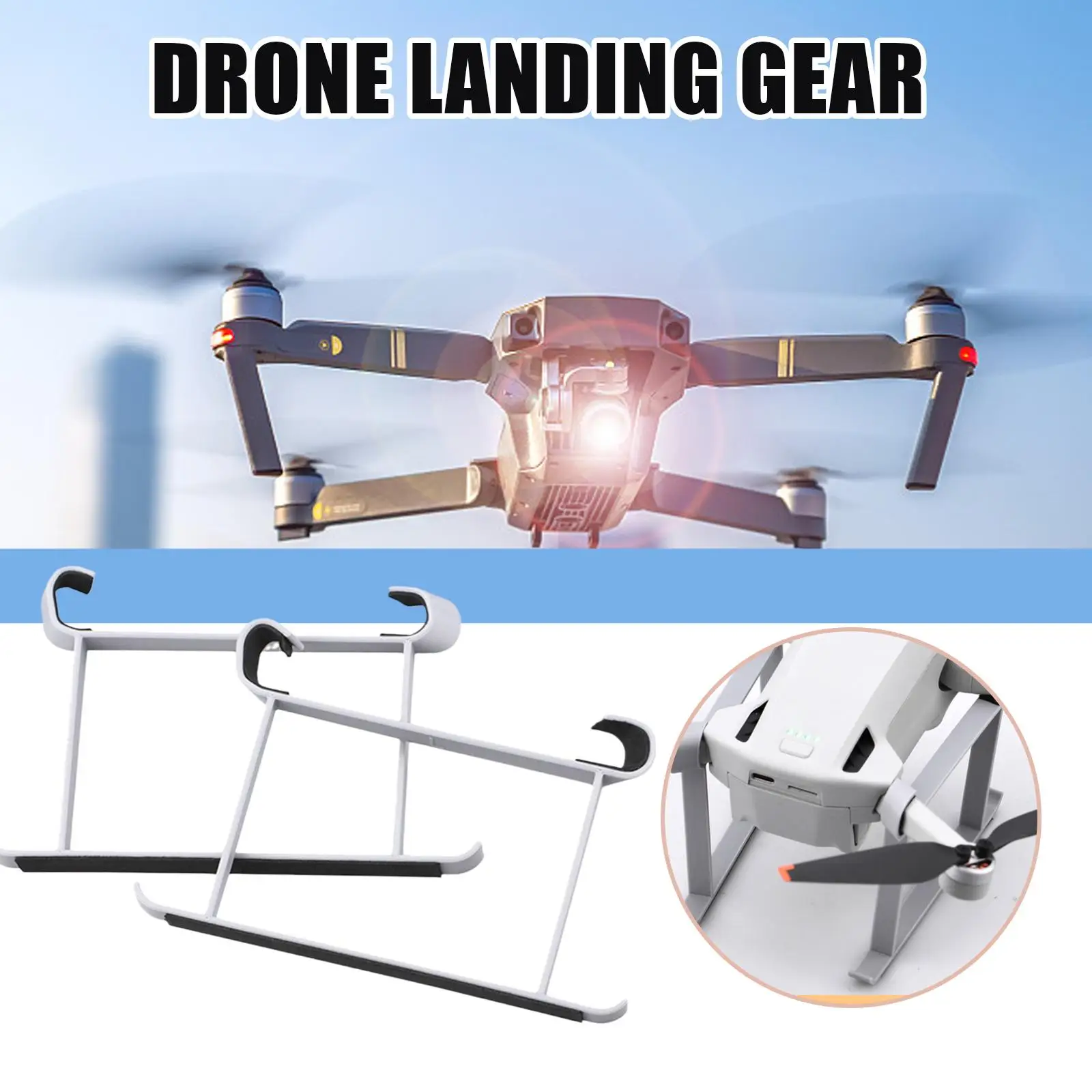 

For DJI MINI 3 RPO Tripod Quick Release Heightening 4CM Landing Gear Bracket Mini Landing Protection Frame Drone Accessories