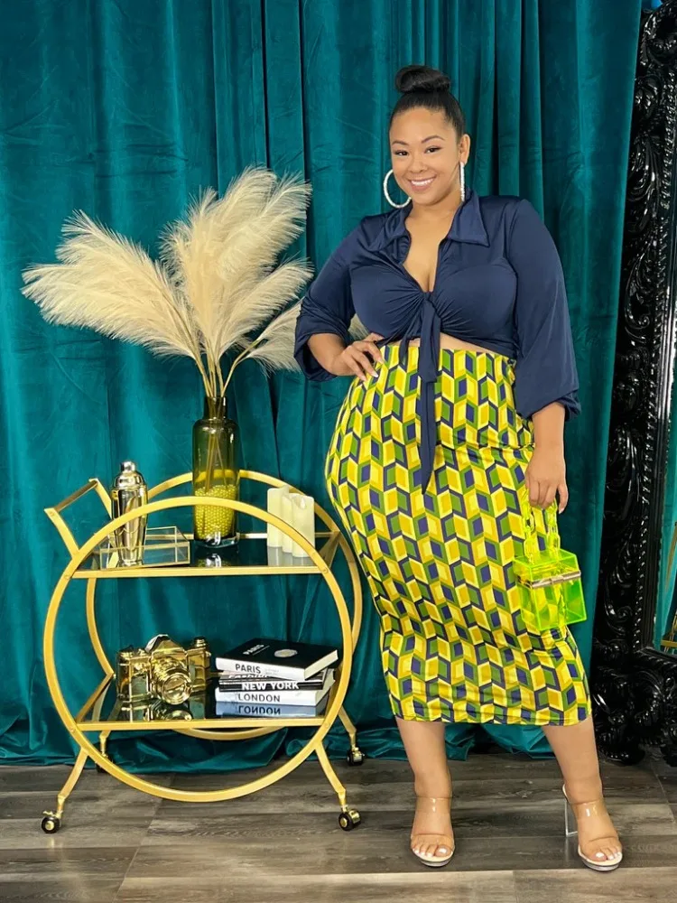 

Fashion autumn new V-neck strap top bag hip skirt two-piece suit plus size feminino party dress