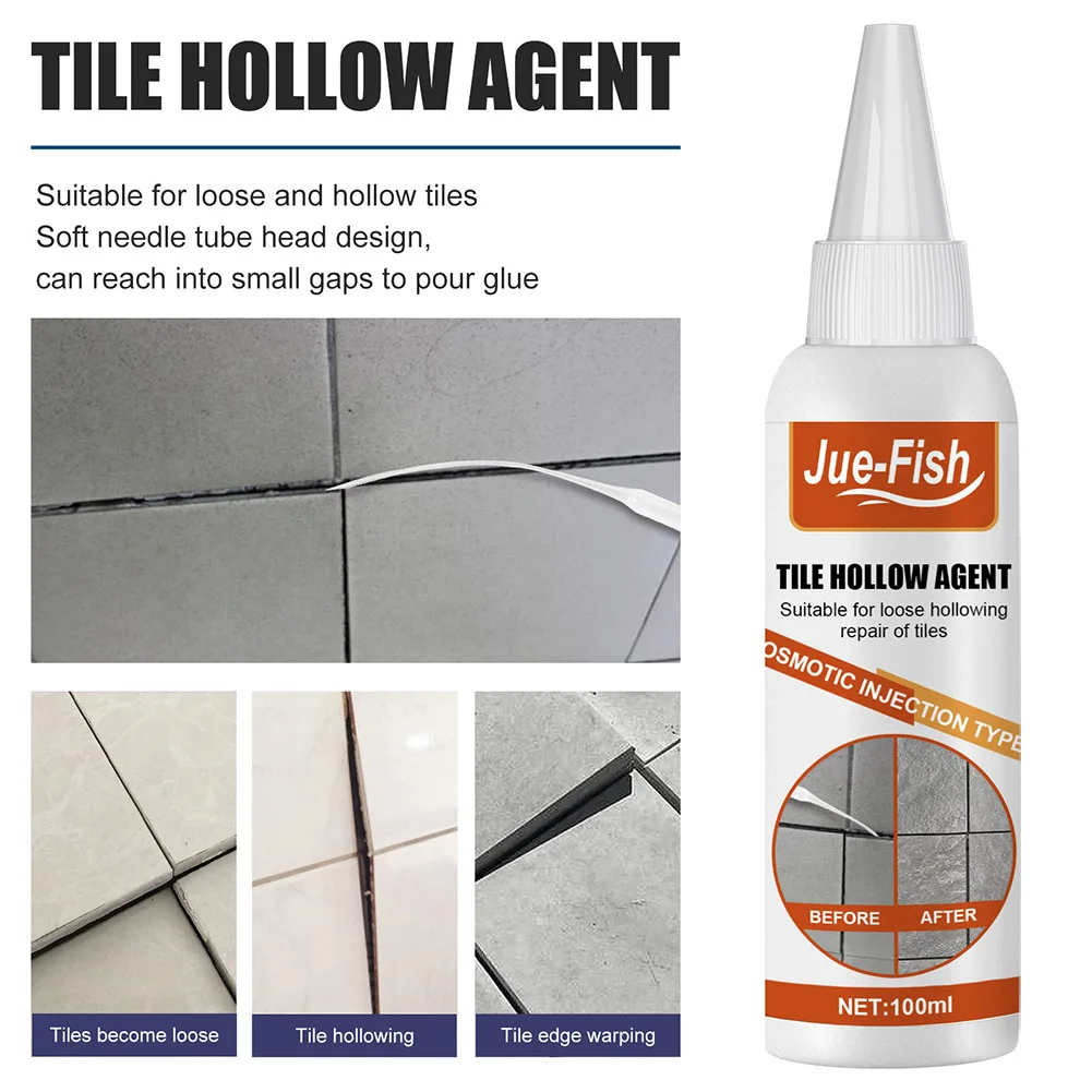 100 мл клей для плитки проникающий свободный пустой полый барабанный домашний пол