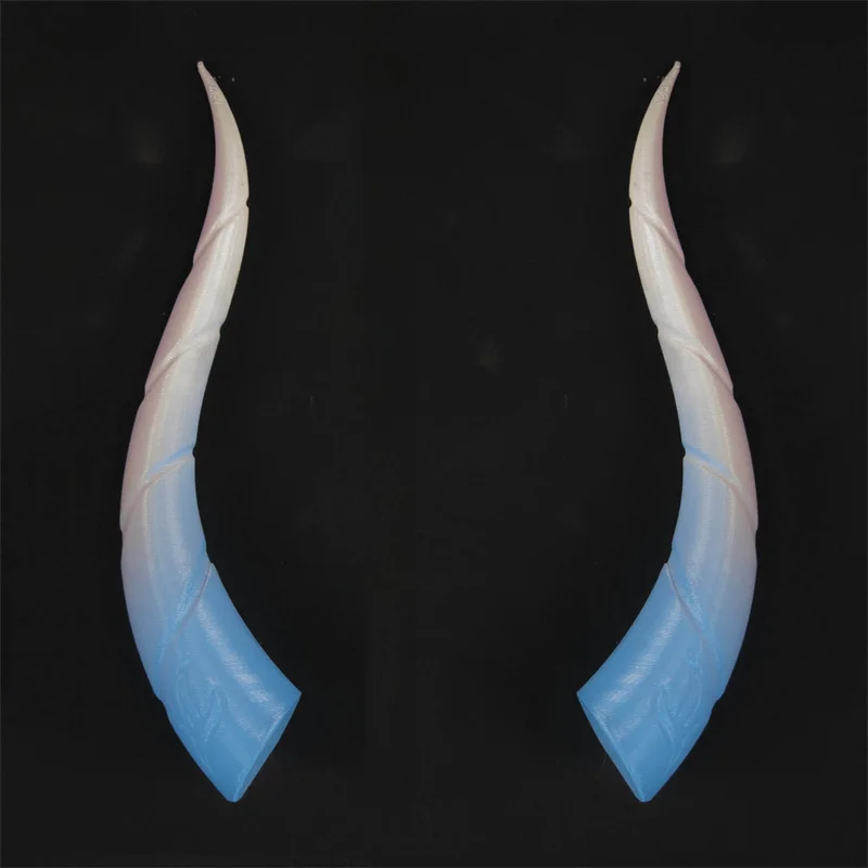 

Game LOL Soraka Syndra Spirit Blossom Syndra Soraka Horns Headwear Hair Clip Cosplay Props Headdress Accessories