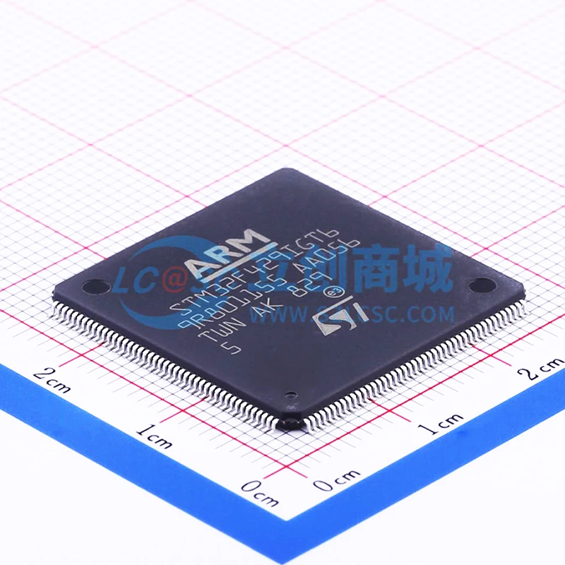 

2PCS STM32F429IGT6 MCU chip microcontroller, package LQFP-176