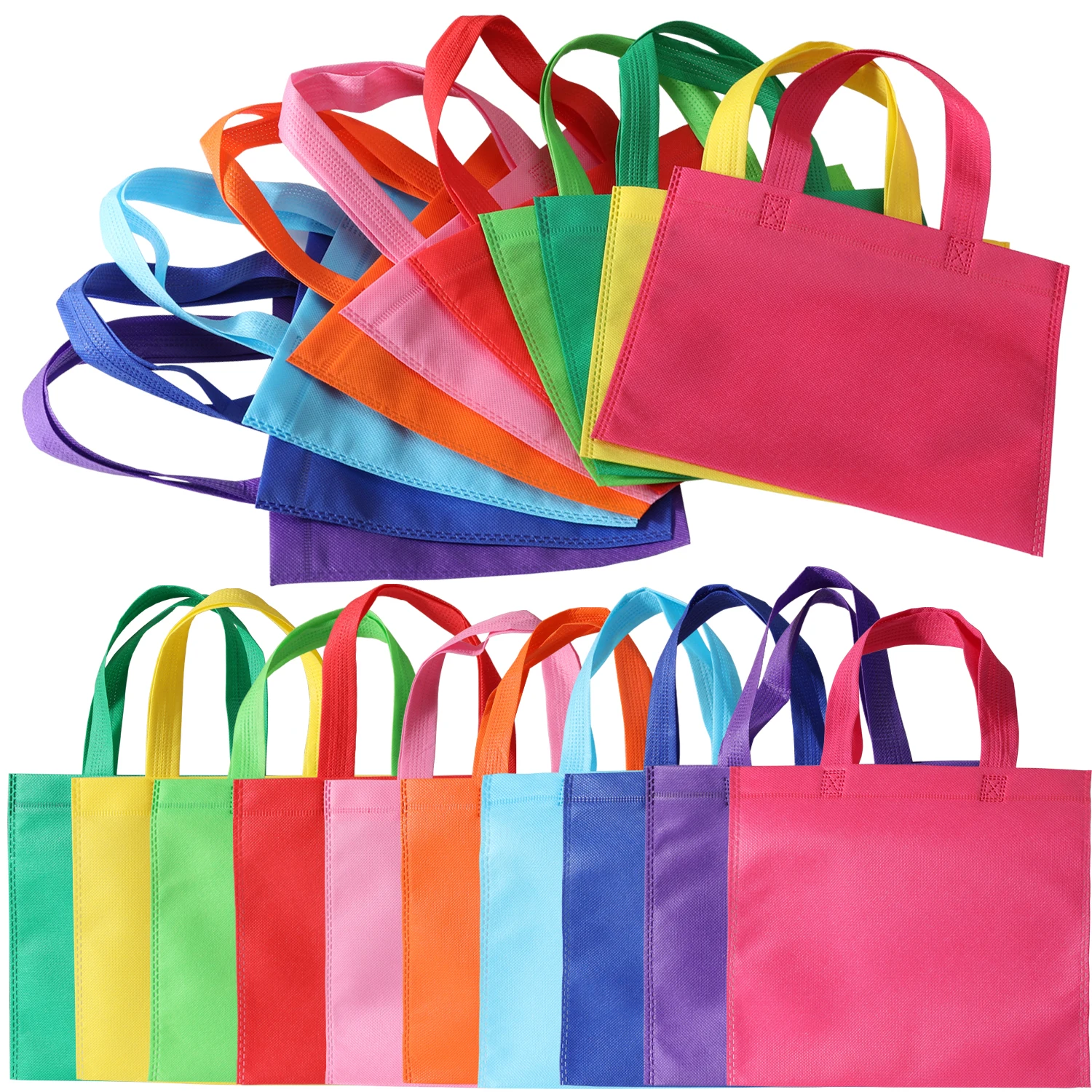 10 небольших пакетов для конфет цветов экологически чистые подарочные пакеты