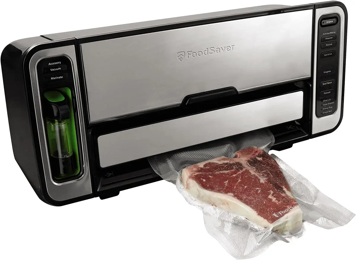 

FoodSaver Vacuum Sealer Machine with Express Vacuum Seal Bag Maker with Sealer Bags and Roll and Handheld Vacuum Sealer for