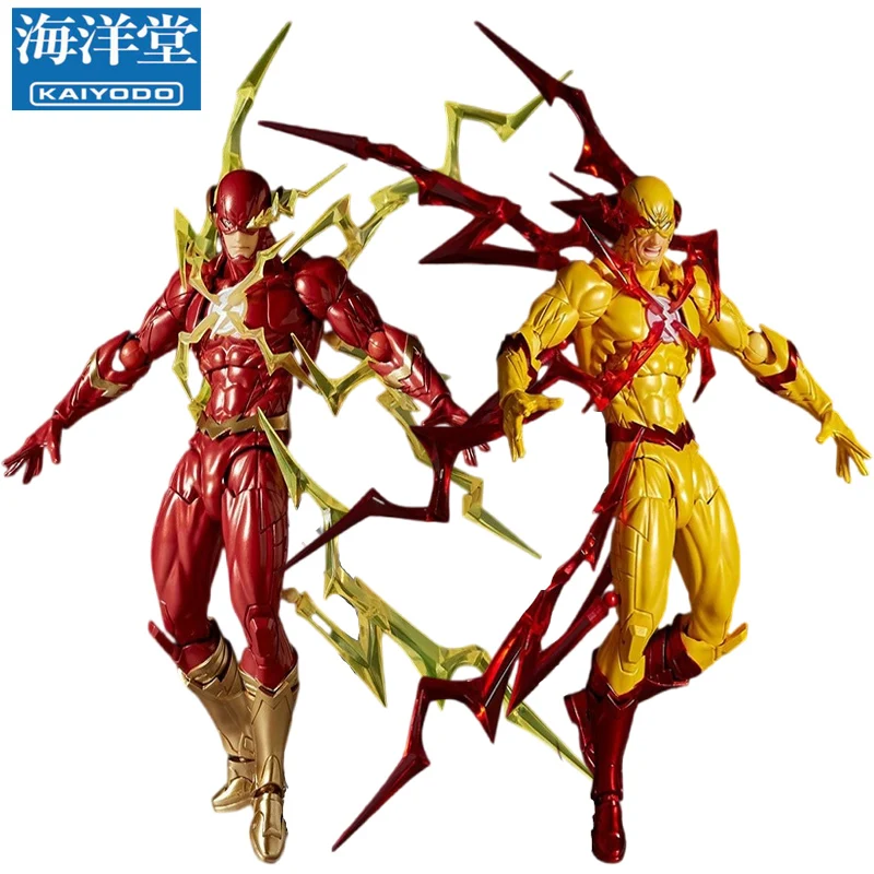 

KAIYODO 1/12 удивительные фигурки Yamaguchi DC The Flash Reverse-Flash 17 см из ПВХ аниме коллекционные модели игрушек