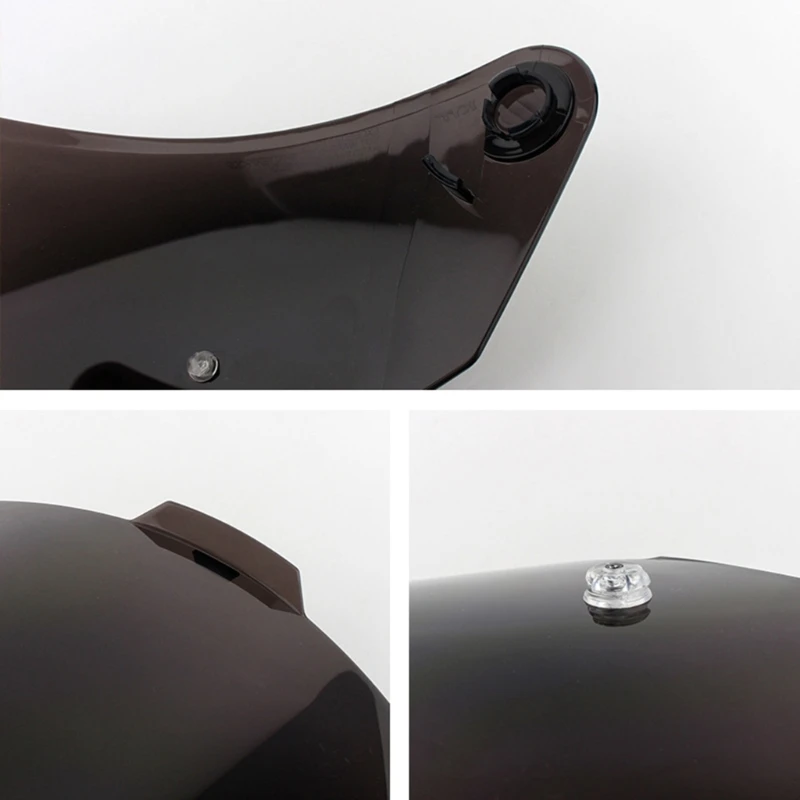 Регулируемые мотоциклетные полнолицевые шлемы с высокой видимостью козырьки