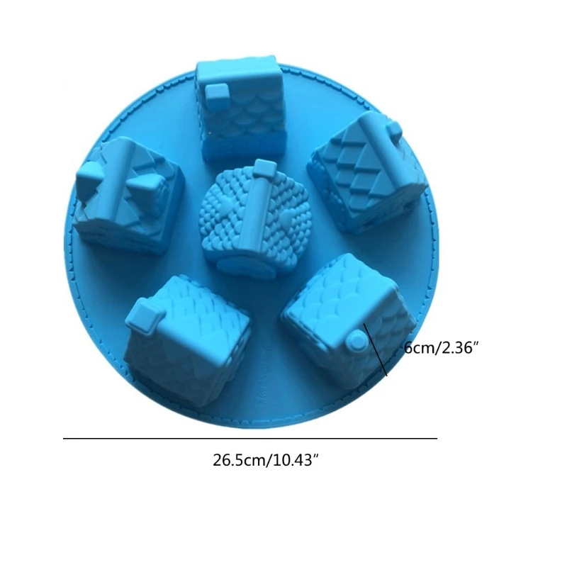 

DIY 3D Рождественский маленький дом, торт, фотография, хлебное печенье, силиконовая форма
