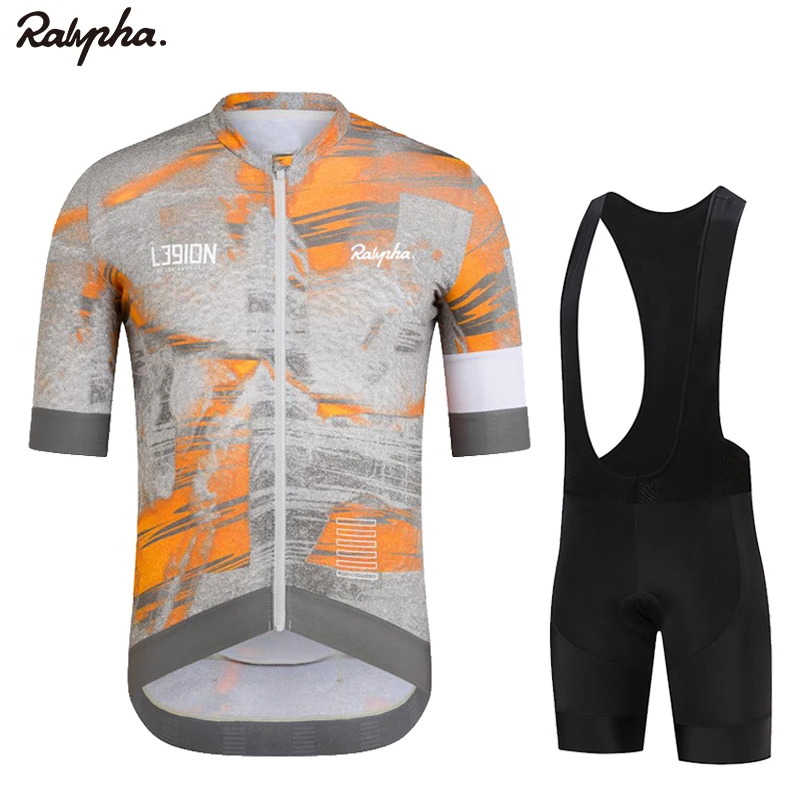 

Ralvpha Summer Profession Cycling Jersey Set 2021 Men Short Sleeve Breathable Shirt Cycling Clothing Bicycle Maillot Ciclismo