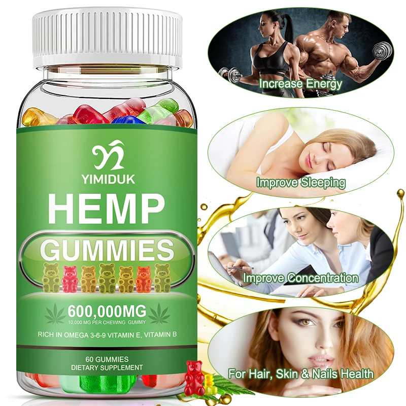 

Yimiduk Hot Sell Gummies Better Sleep & Calm Mood Relaxing Stress Relief Fruity Product Bears Gummy