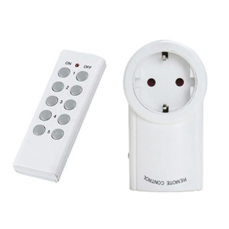 

1 Wireless Remote Control Power Outlet Light Switch Socket 1 Remote EU Plug