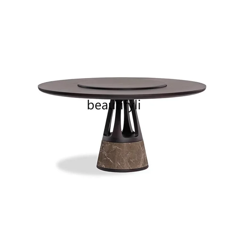 S Современный китайский итальянский стиль Легкие роскошные обеденные столы и