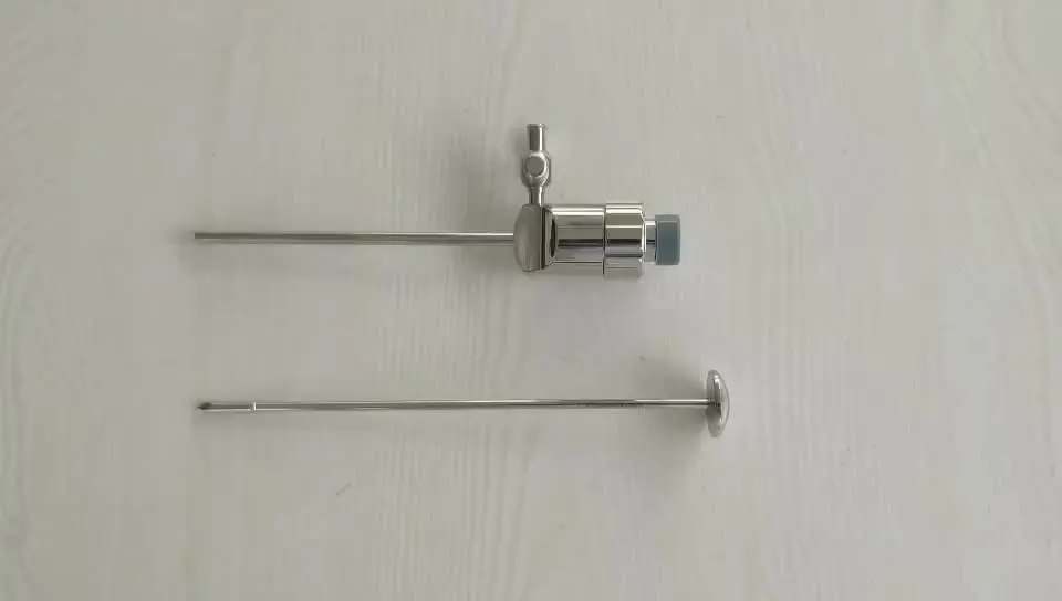 

5mm Surgical laparoscopic instruments stainless steel autoclavable reusable bladeless trocar with sealing cap