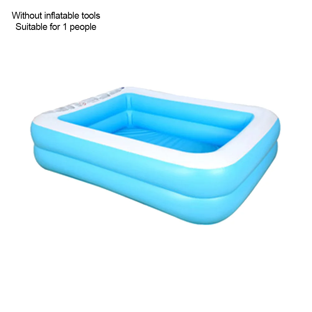 

110cm Inflatable Swimming Pool Thickened Full-sized Wear-resistant Above Ground Pool Children Summer Swimming Pool Toys