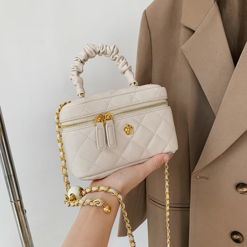 

Fashion Square Women Shoulder Bags Luxury Brand Desinger Handbags Purses Chains Messenger Bag Soft Female Tote Bag Bolso Mujer