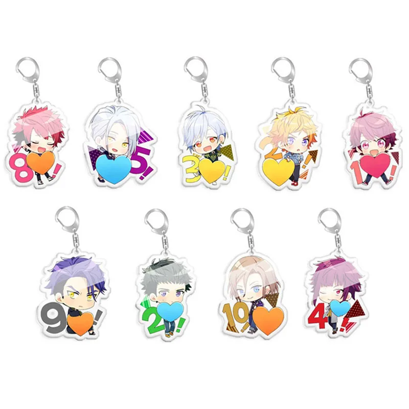 Мультяшный аниме A3! Брелок с акриловой фигуркой сакума Сакуя сусуи масуси минаки цузуру чигасаки итару подвеска брелки ювелирные изделия
