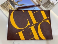 2021 new luxury brand 100 genuine leather chhc clutchhc unisex high quality fabric printed chhc letter pattern of clutchhc gg