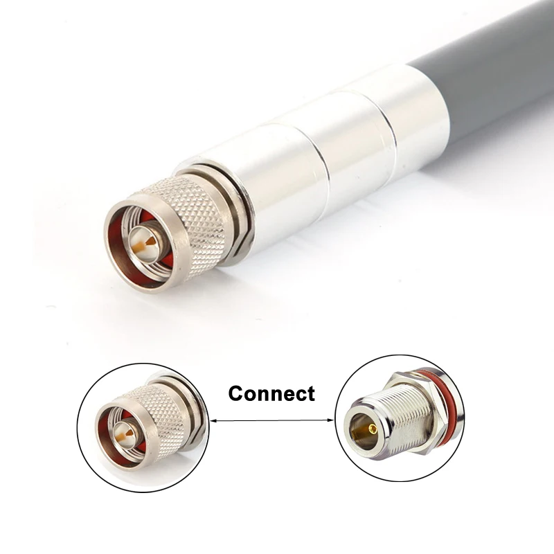 Long Range Outdoor Waterproof Aerial 2.4G 5.8G 8DBI Helium Hotspot Miner FRP Antenna Wifi Wireless Fiberglass Antenna N male