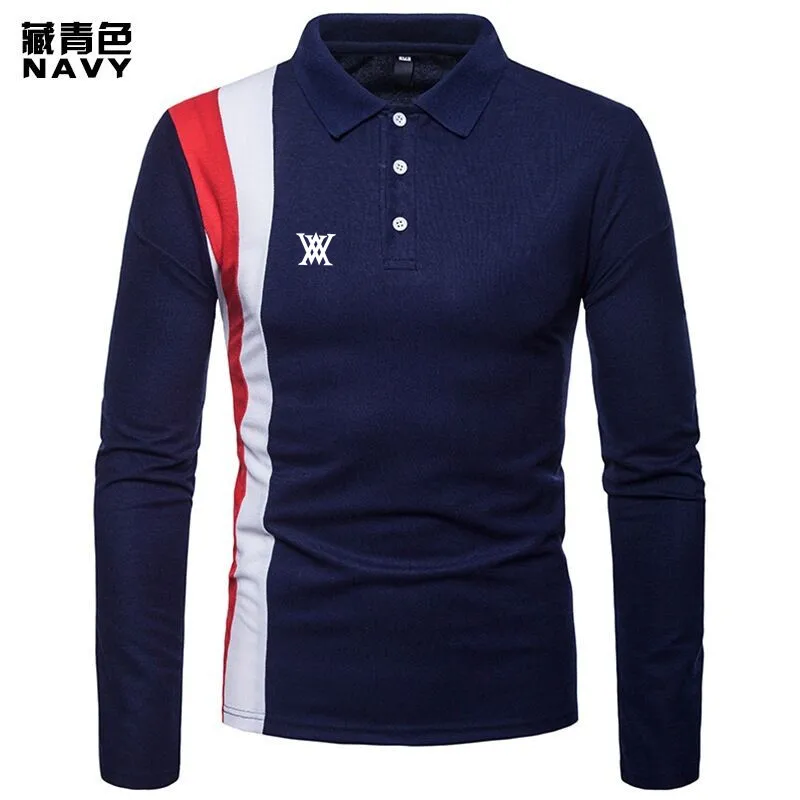 

Golf Trainning T Shirts Golf Polo Shirt Men's Long-sleeved Wear Quick-Drying Sweat-Absorbent Outdoor Sports T-shirt golf wear PX