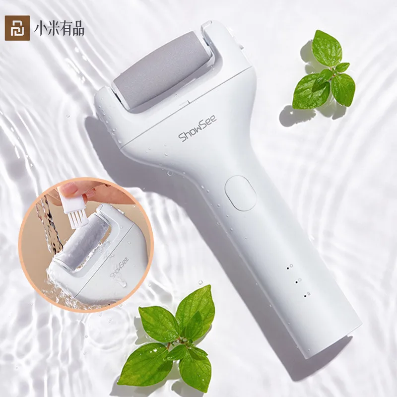 

Электрическая пилка для ног Xiaomi youpin Showsee, аппарат для педикюра, водонепроницаемый домашний инструмент для сухого и влажного ухода за ногами