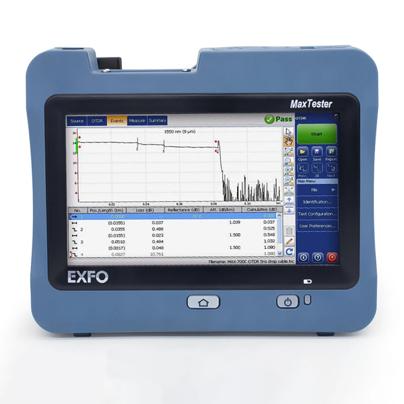 Фото BYXGD EXFO Maxtester Max-715B SM Fiber FTTX PON OTDR Ручной оптоволоконный OTDR визуальный локатор неисправностей №1
