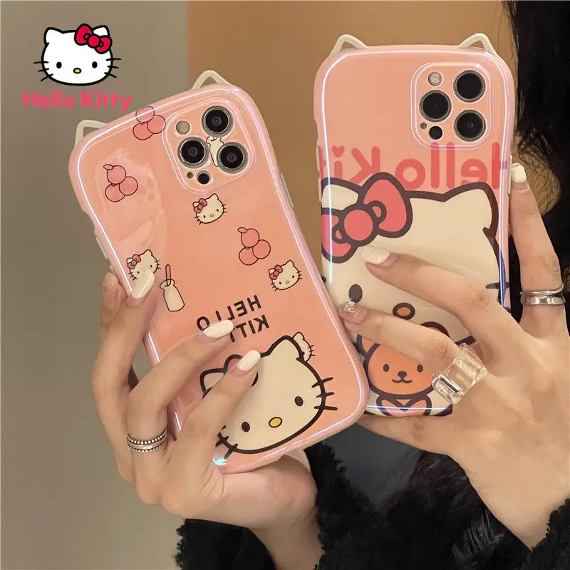 

Hello Kitty Phone Case for Iphone 13 13 Pro 13 Pro Max 12 12 Pro 12 Pro Max 11 11 Pro 11 Pro Max X XS MAX XR Blu-ray Soft Case