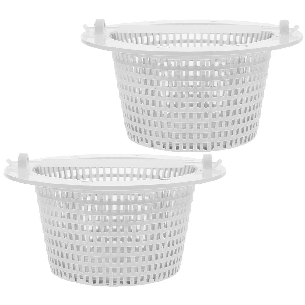 

2 Pcs Dedicated Pool Filter Basket Inflatable Swimming Replacement Parts Plastic