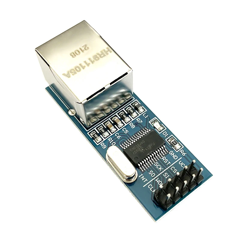 Сетевой модуль ENC28J60 с интерфейсом SPI Ethernet (мини-версия) для arduino
